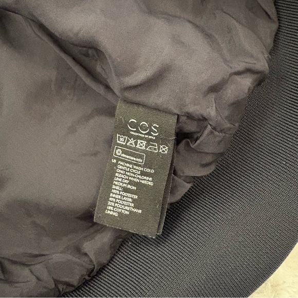 COS Black Bomber Jacket - Picture 7 of 7